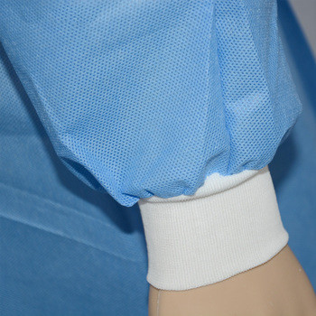 SSMMS Disposable Surgical Gown Non - woven Fabric Non Sterile Velcro Style