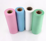 MOQ 500 Rolls Disposable Bedsheet Roll PP PE Lamination Fabric Package Roll / Carton