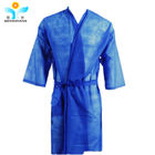 protective Disposable Kimono Gowns , CE Disposable Sauna Suit Short Sleeve