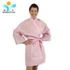 Pp Non Woven Disposable Kimono Gowns Anti pull for sauna wear