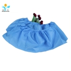 30gsm Non Slip Foot Covers Plastic Blue Non Woven Polypropylene Shoe Covers