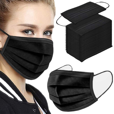 Earloop Elastic 3 Ply Disposable Face Mask Comfortable For Personal Care