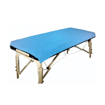 Eco Friendly Disposable Bed Sheet Roll In Soft Breathable PP PE Lamination Fabric