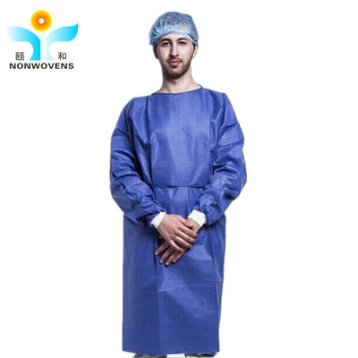 16-45gsm Disposable Surgical Gown , EO Gas Sterile Pp Isolation Gown