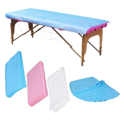 Plastic Dustproof Disposable Bedsheet Roll Surgery Hospital 20gsm